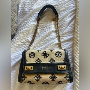 Guess purse navy blue crossbody